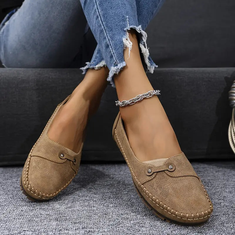 Afina | Pantofi Casual Din Piele Antiderapantă