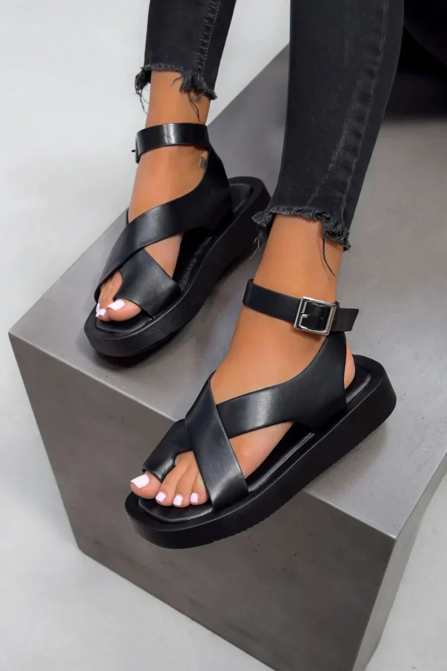 Hannah | Sandale Gladiator Groase