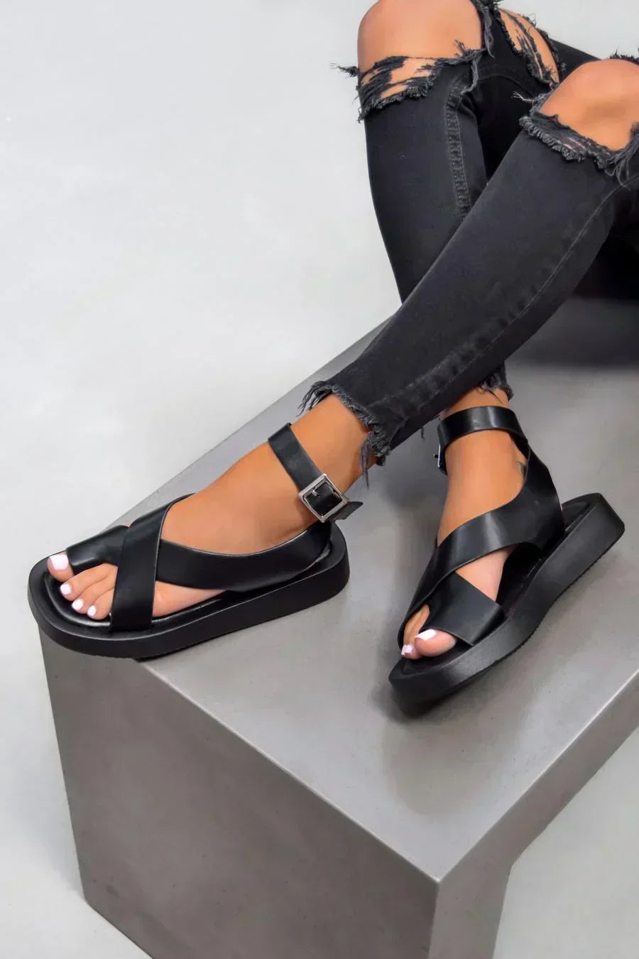 Hannah | Sandale Gladiator Groase
