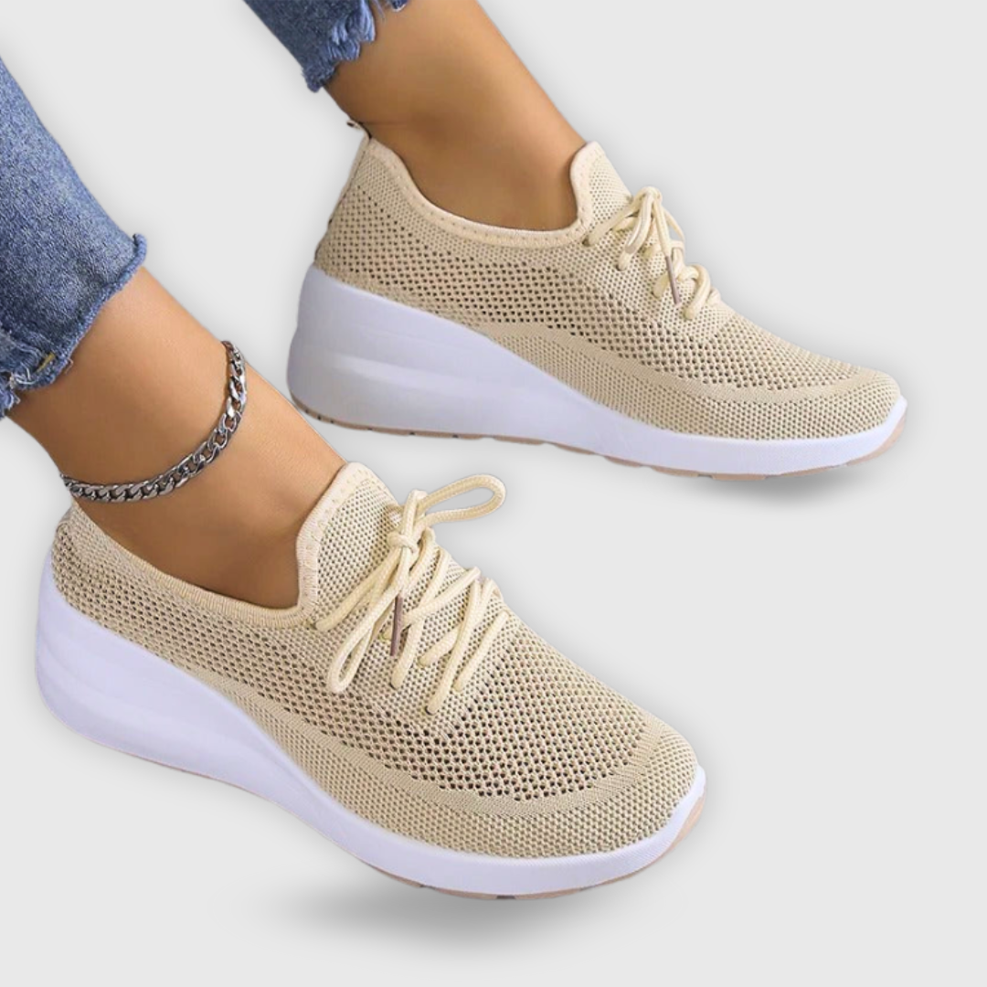 Wendy | Sneakers confortabili, casual, cu șireturi
