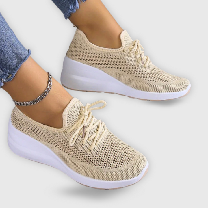 Wendy | Sneakers confortabili, casual, cu șireturi