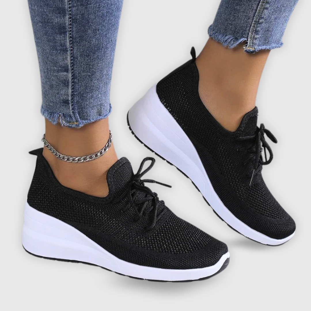 Wendy | Sneakers confortabili, casual, cu șireturi