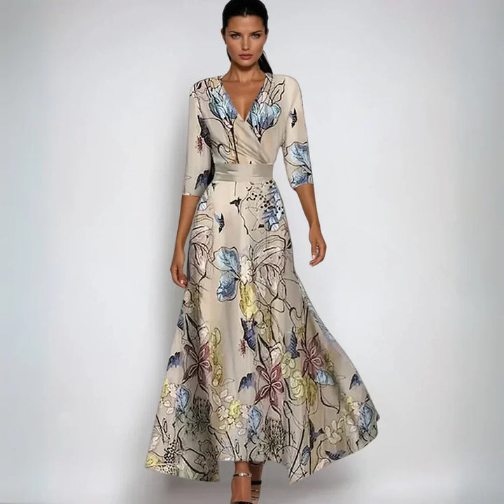 EMILIA - ROCHIE WRAP CHIC CU FLORI