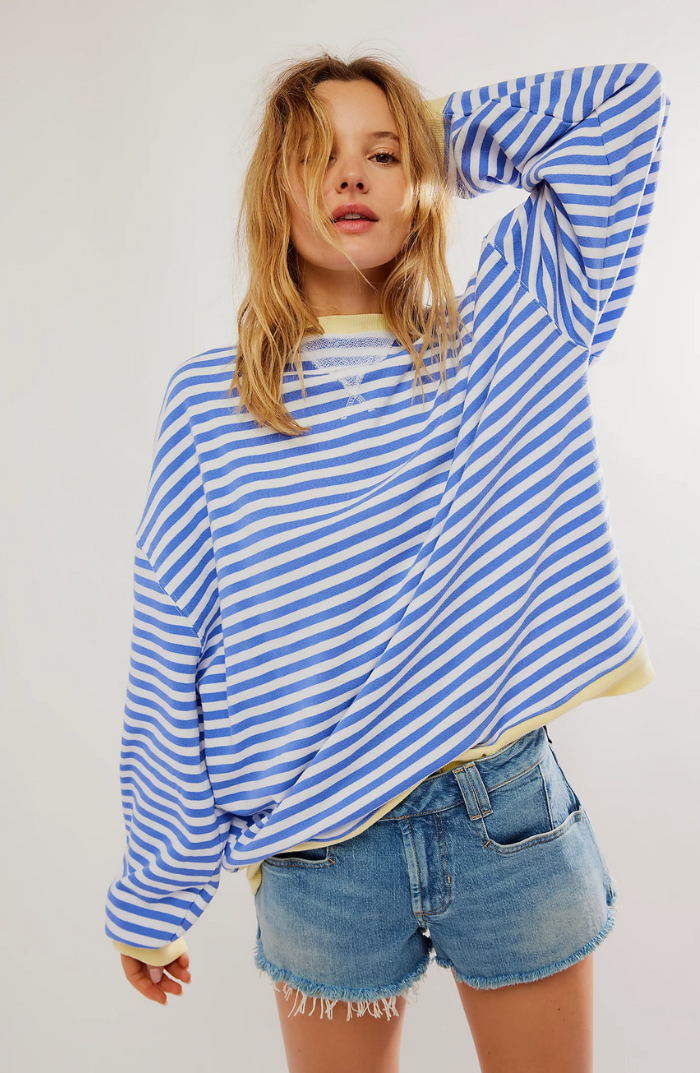 LINDA - PULOVER STRIAT OVERSIZED