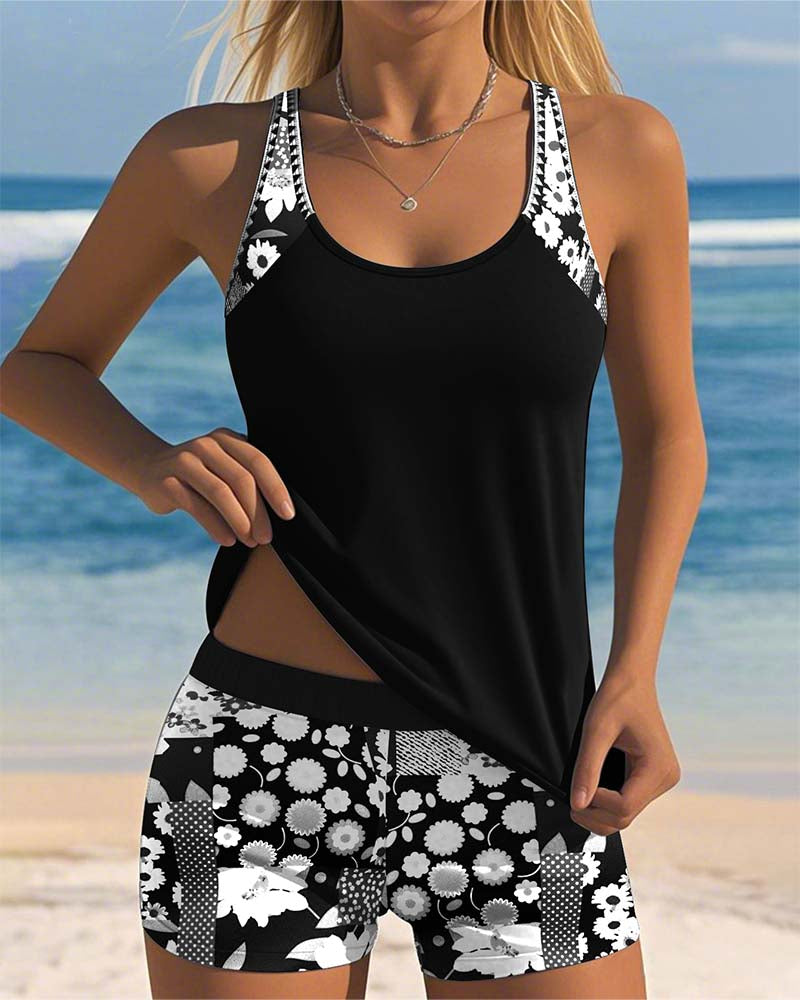 KENDALL – SET TANKINI ISLAND BLOOM