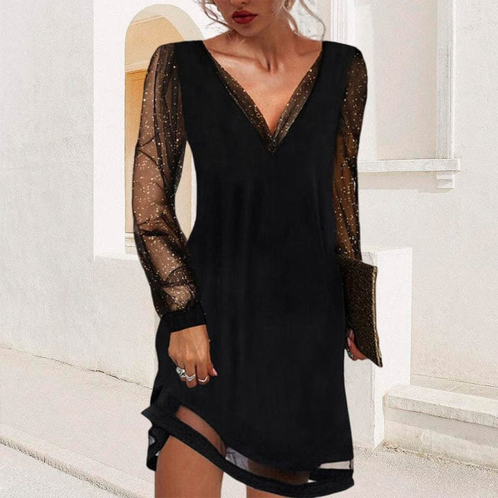 AvaBella™ – Rochie Elegantă cu Decolteu în V