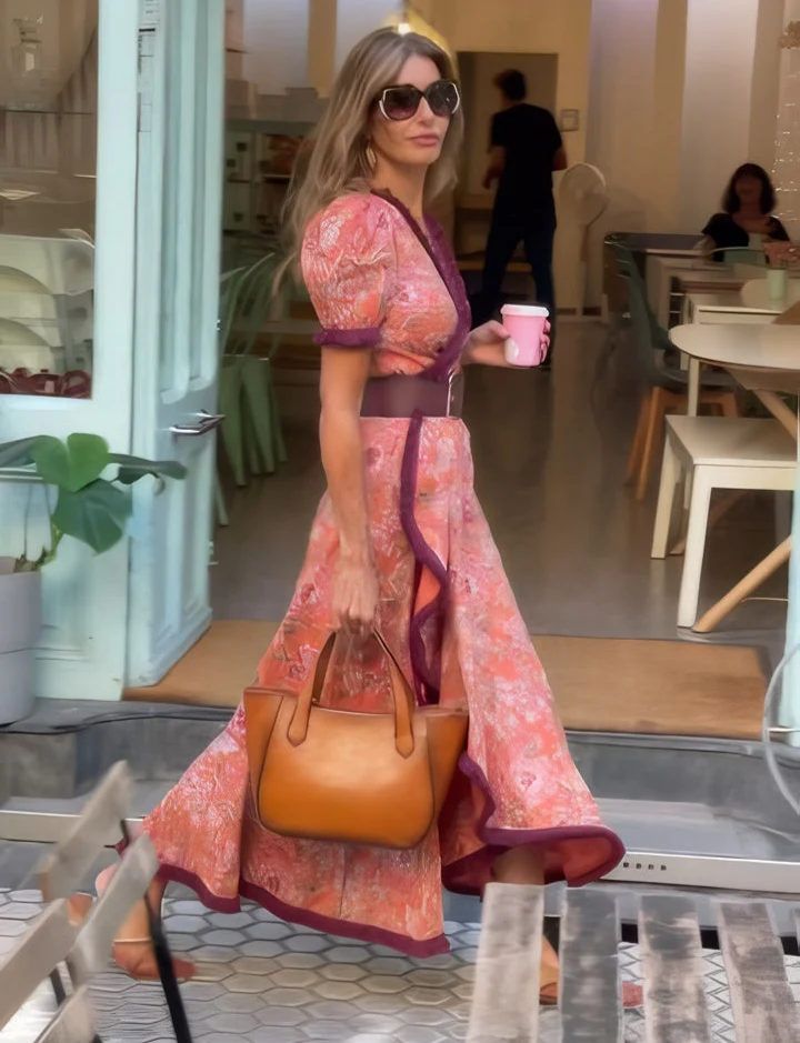 BELLAMY – COMPLET ROMANTIC PINK MAXI