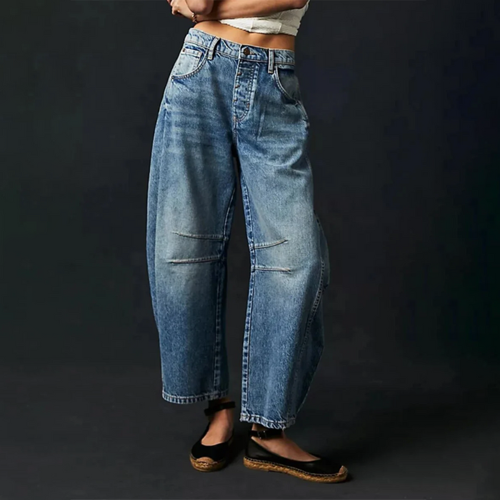 RILEY – JEANSI RELAXAȚI CU SPALARE VINTAGE
