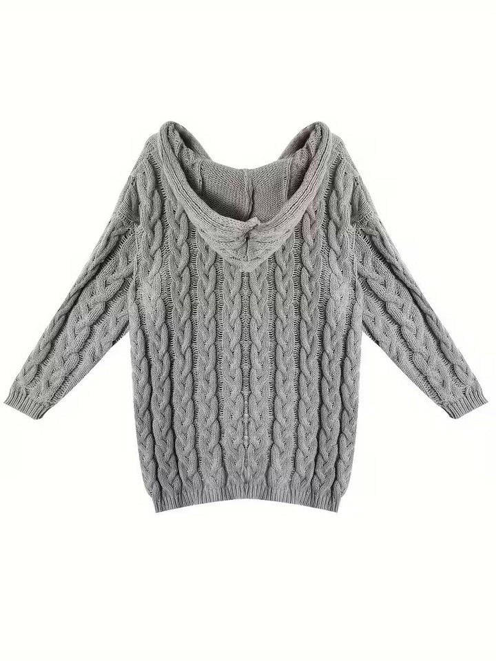 Mihaela | Pulover Informal Cu Mâneci Lungi Din Tricot