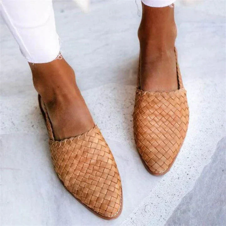 Cleo | Pantofi Stilați Slip-On Împletiți