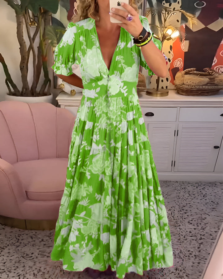LANA – ROCHIE MAXI VARĂ FLORALĂ