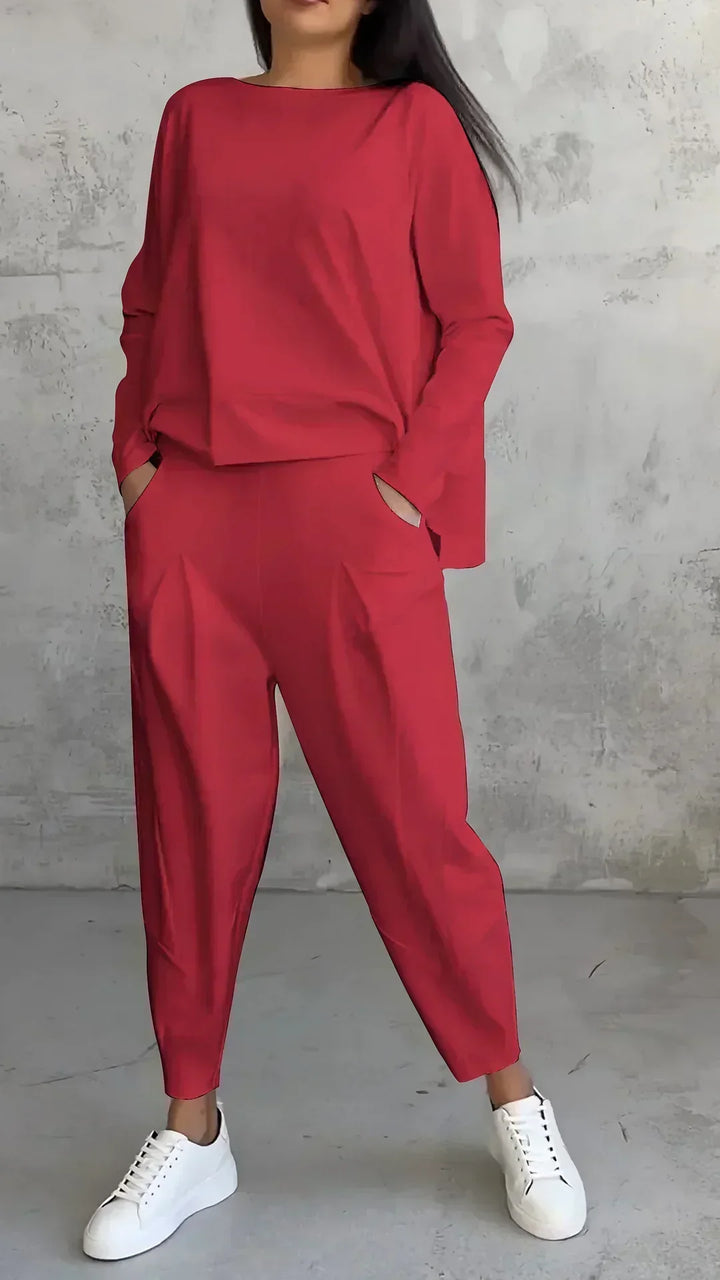 Daria | Ansamblu Elegant și Chic din Două Piese – Stil și Confort Fără Efort