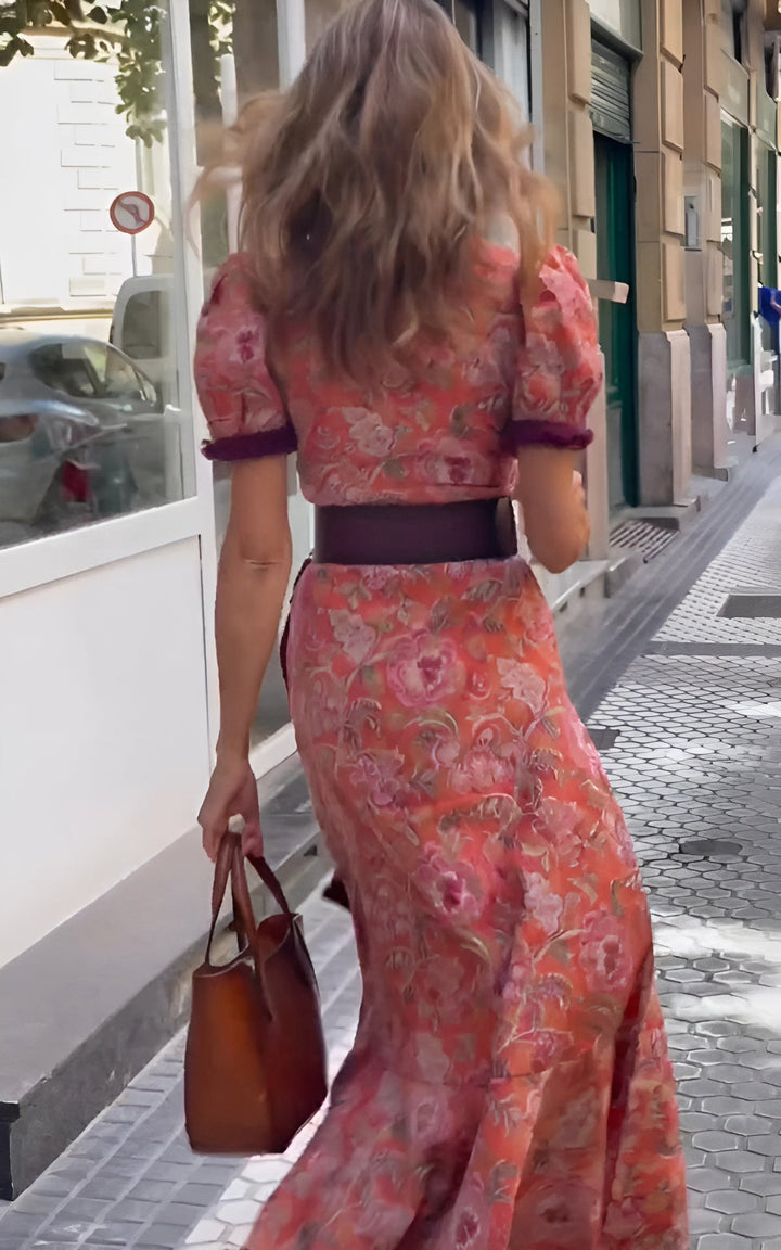 BELLAMY – COMPLET ROMANTIC PINK MAXI