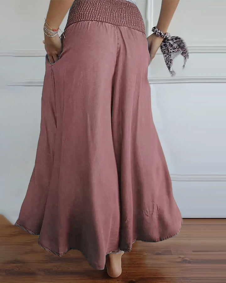 EMILIA – PANTALONI LARGI CONFORTABILI