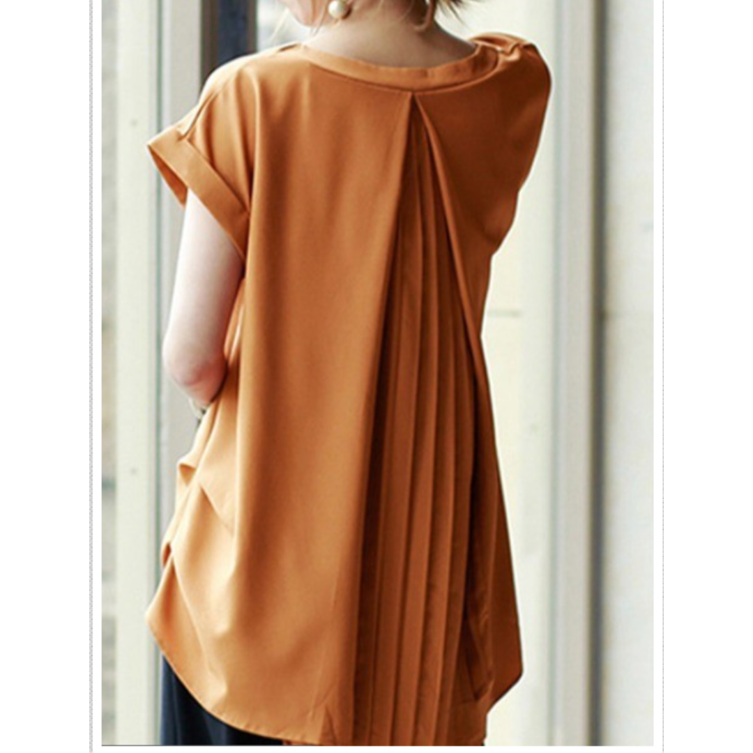 ESTRID - TRICOU SCURT DIN PATCHWORK, STILAT