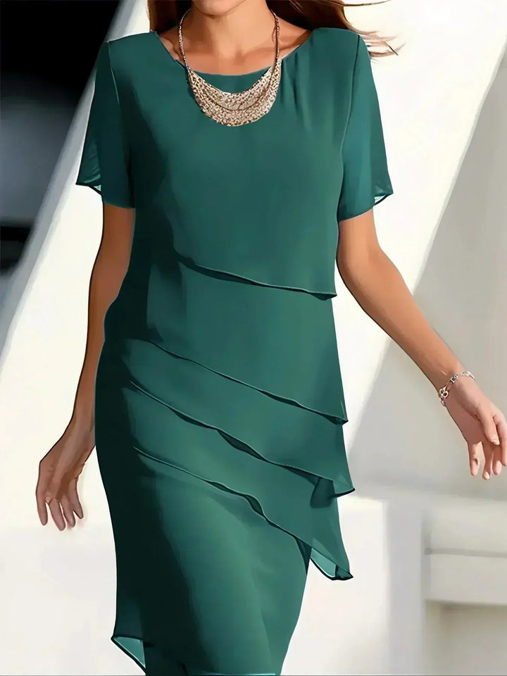 Brielle | Rochie Midi Ușoară și Elegantă pentru Primăvară