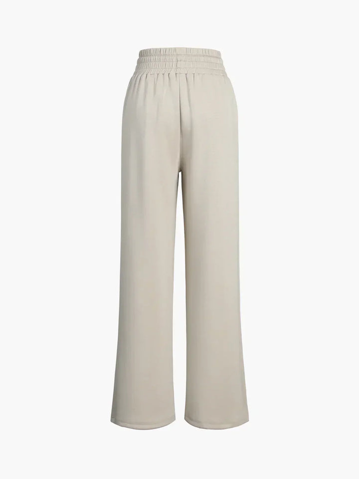 Pantaloni de trening largi, casual și eleganți pentru plimbări prin oraș