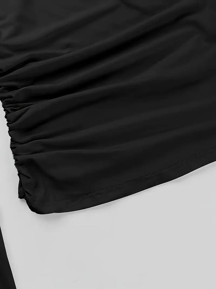 Joline - top negru casual