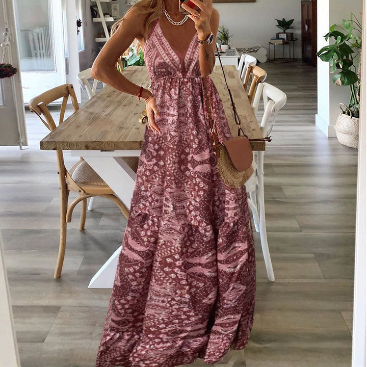 Kairi – Rochie Boho fără Mâneci