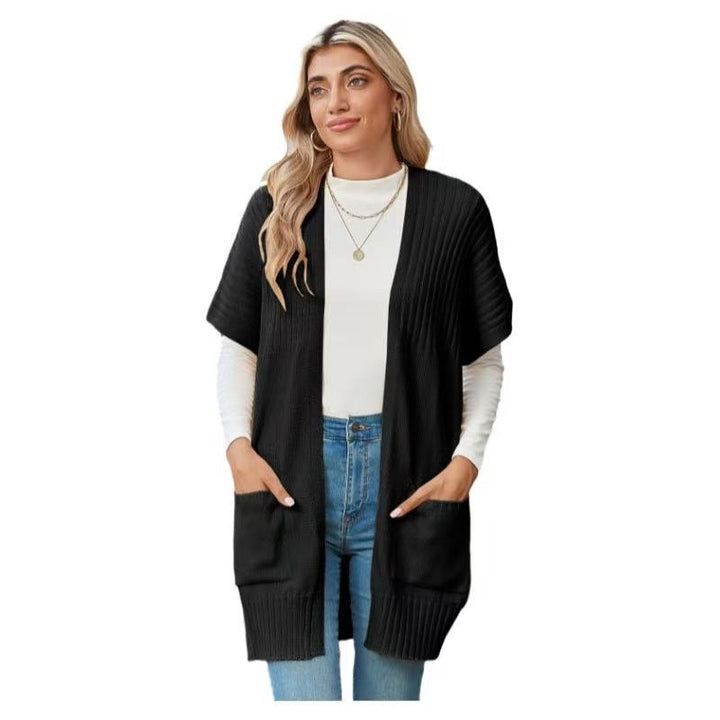 Cristina | Cardigan tricotat ușor cu deschidere frontală