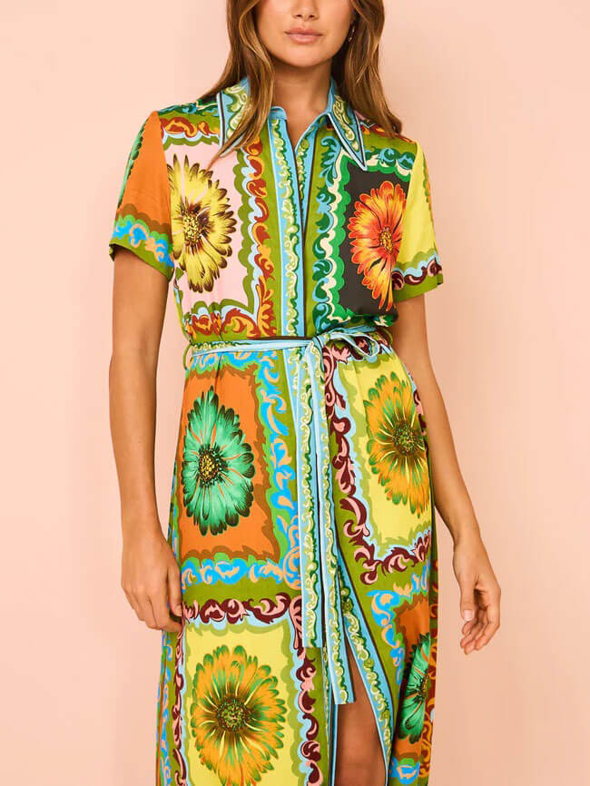 Rochia Camasa Vintage Bloom