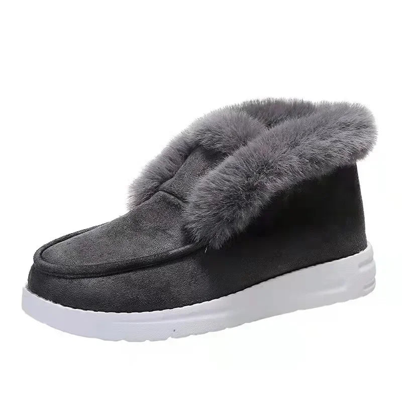 OrthoChic™ – Botine pentru femei, pufoase, tip slip-on