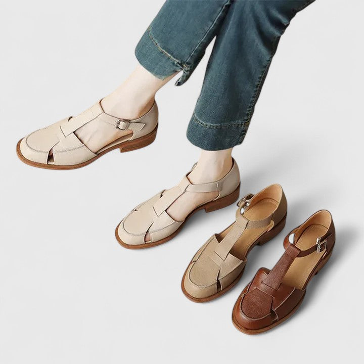 MARA – SANDALE VINTAGE EDGE CU T-STRAP