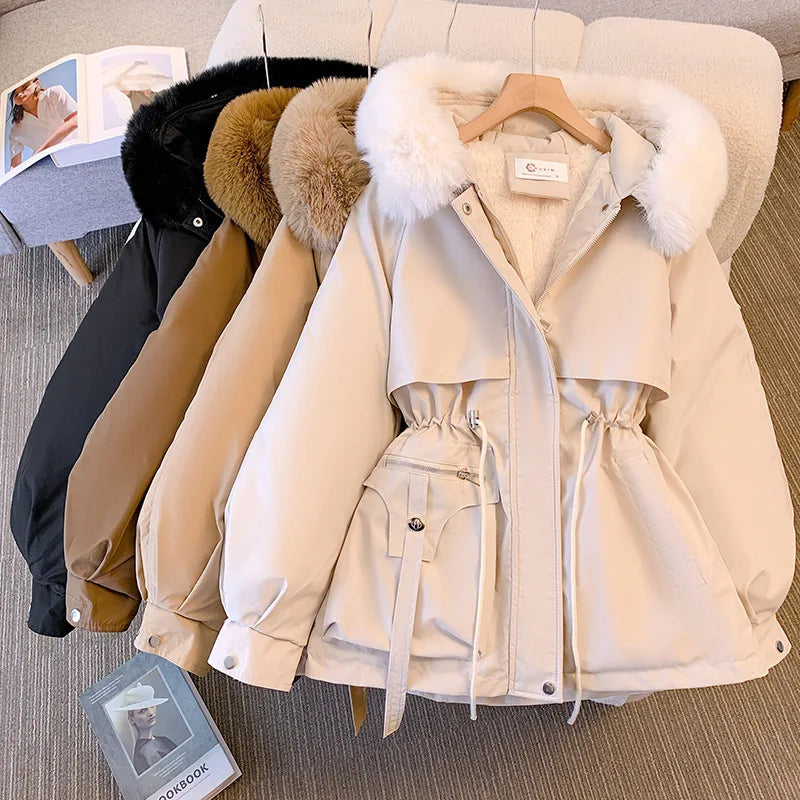 Cozzali™ – Puffer cu glugă căptușit cu fleece