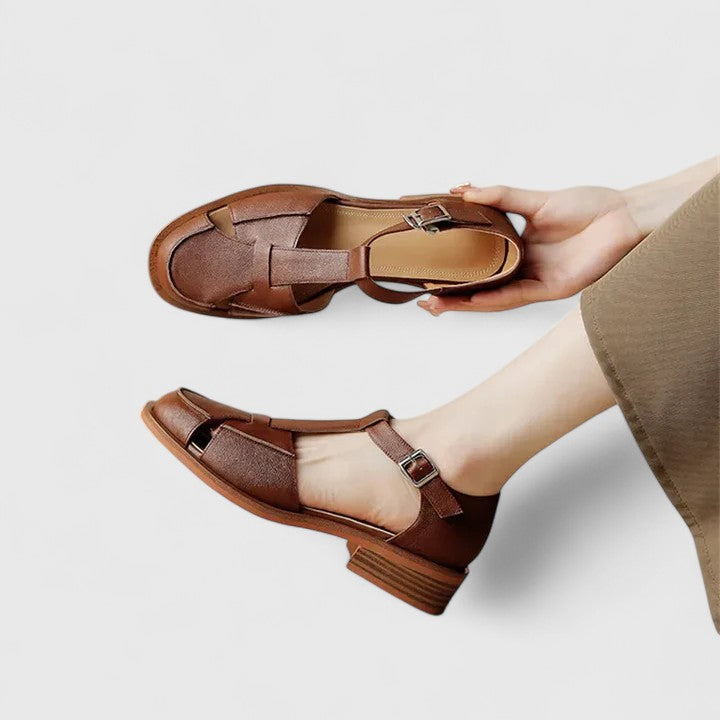 MARA – SANDALE VINTAGE EDGE CU T-STRAP