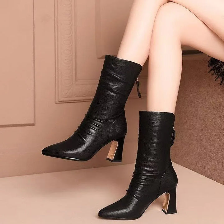 Orla | Botine elegante cu toc ascuțit