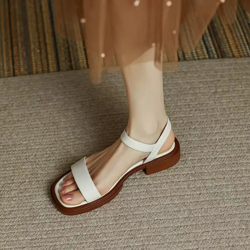 AVA – SANDALE CU BRĂȚARĂ MINIMALISTĂ