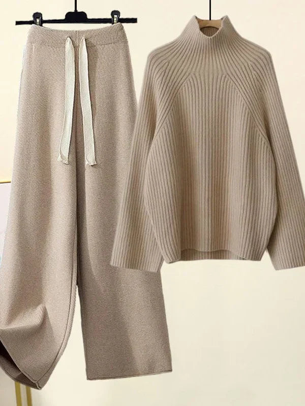 CHERYL - SET DE ÎMBRĂCĂMINTE TRICOTAT PENTRU TOAMNĂ IARNĂ