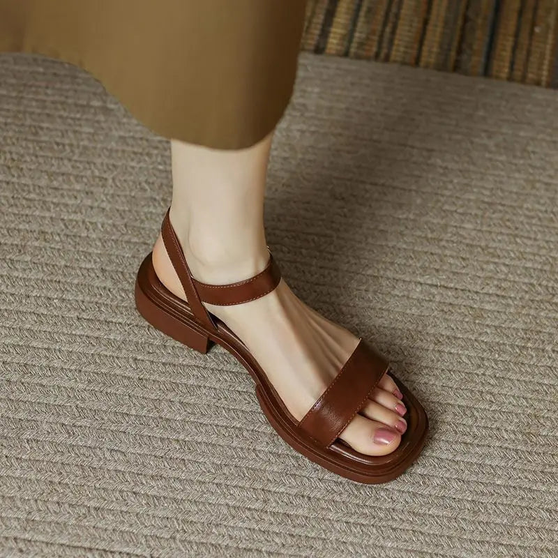 AVA – SANDALE CU BRĂȚARĂ MINIMALISTĂ