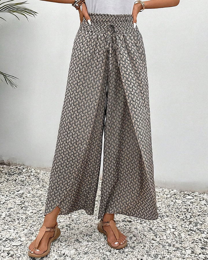 Jessica | Pantaloni Relaxați cu Picior Larg