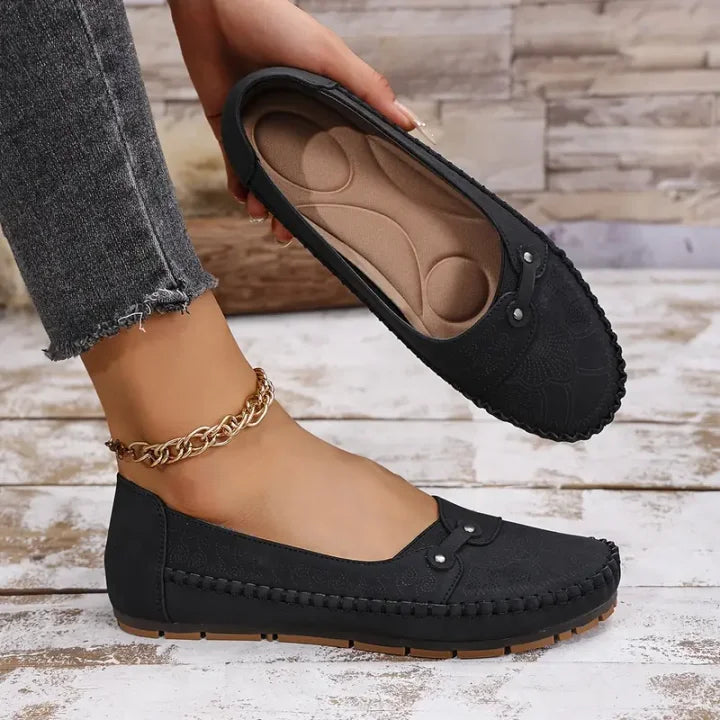 Afina | Pantofi Casual Din Piele Antiderapantă