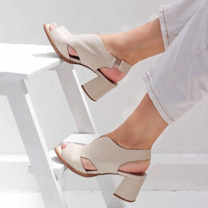 Nicole | Sandale elegante de vară cu toc mediu
