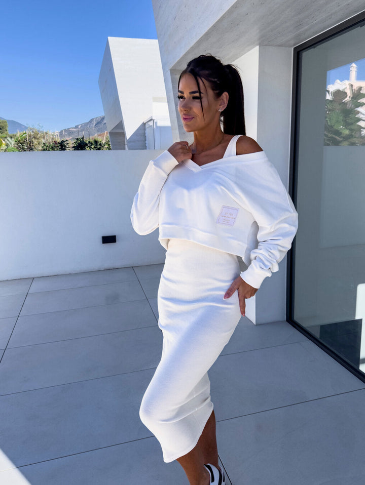 Willow – Set de Hanorac Casual și Rochie