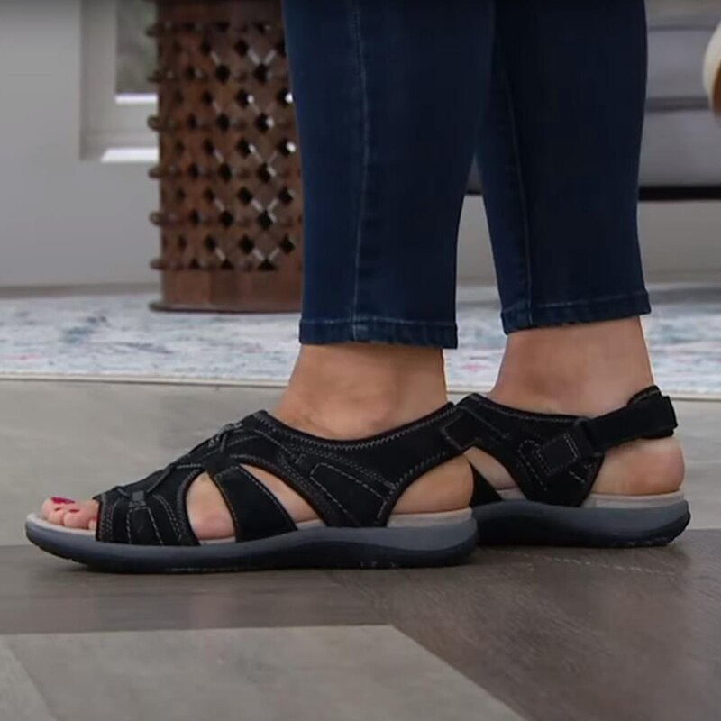 Daphne™ - Sandale de vară stilate, ajustabile, cu suport pentru arc