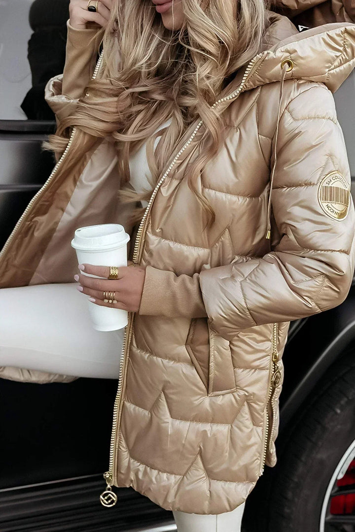 Crestina | Jachetă elegantă de iarnă cu glugă