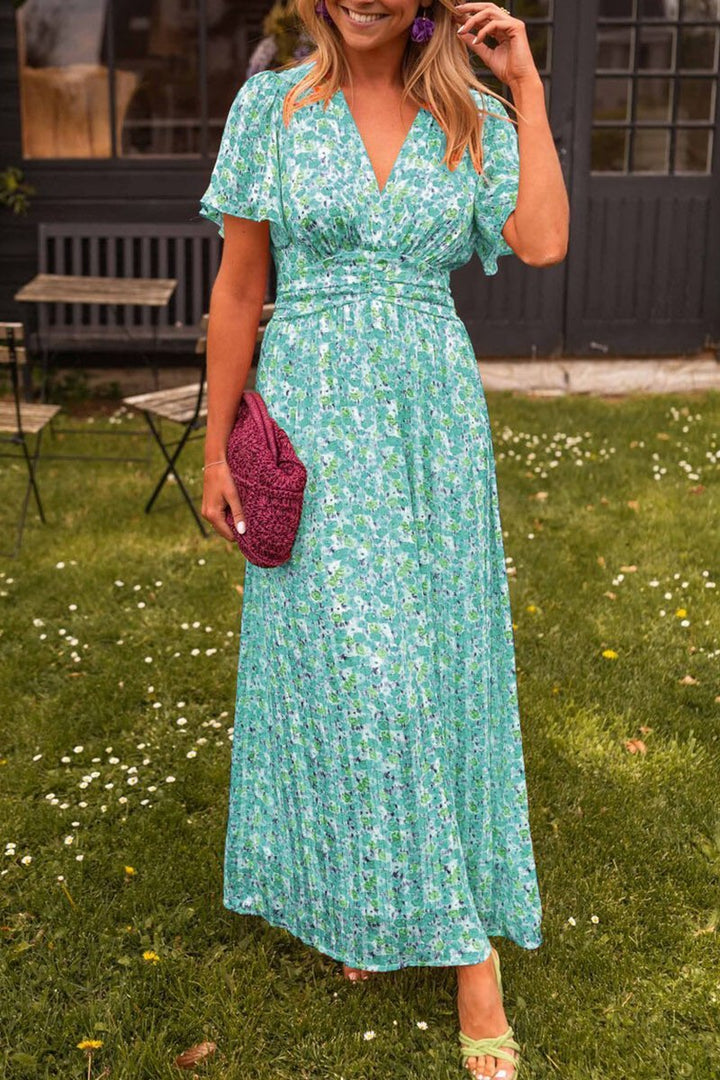 Rochie Maxi Elegantă Alora cu Decolteu în V