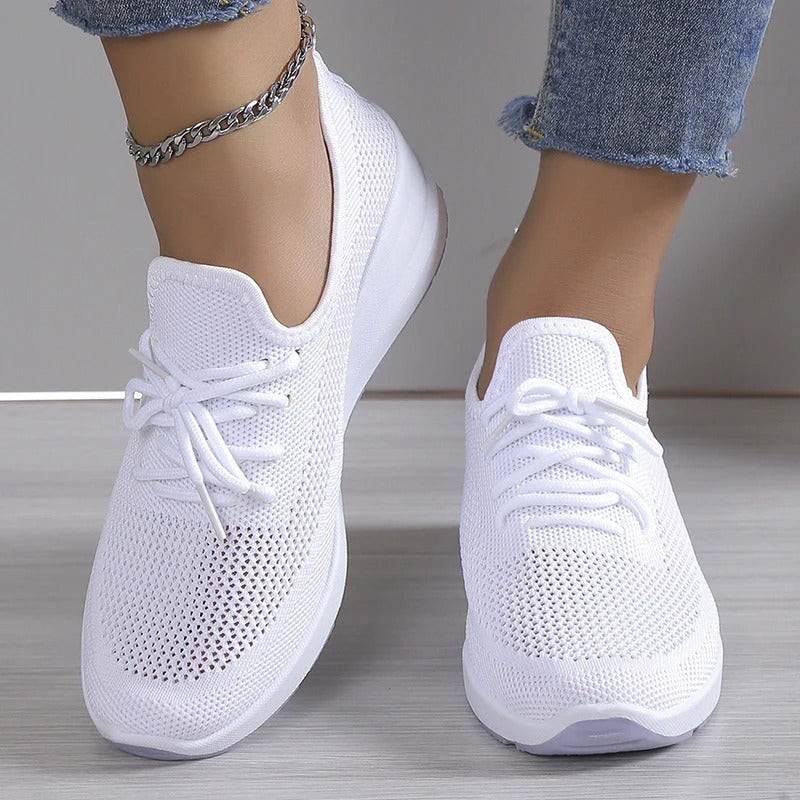 Wendy | Sneakers confortabili, casual, cu șireturi
