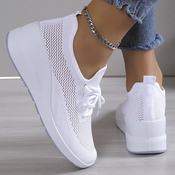 Wendy | Sneakers confortabili, casual, cu șireturi