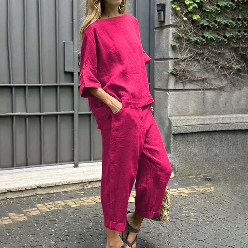 EMMA – COMPLET COTON-ULEI ÎN DOUĂ PIESĂ