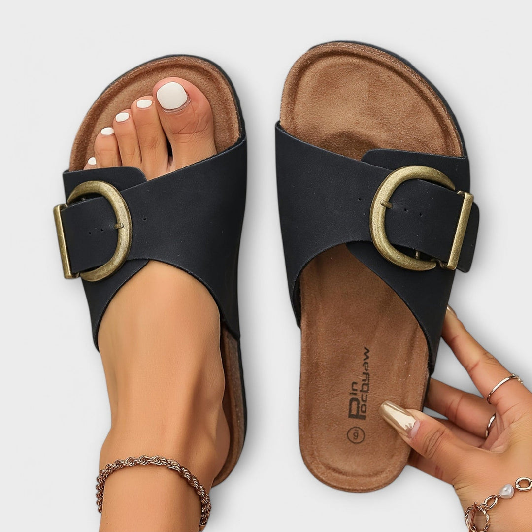 Mirano | Sandale elegante cu cataramă