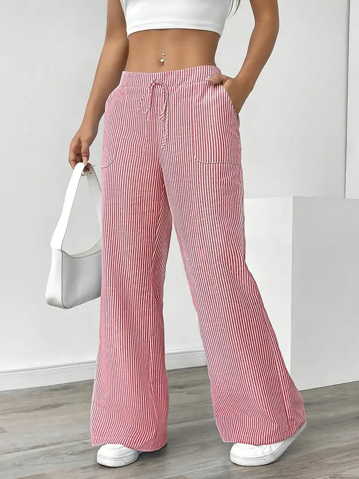 Alina | Pantaloni Casual Eleganți cu Șnur