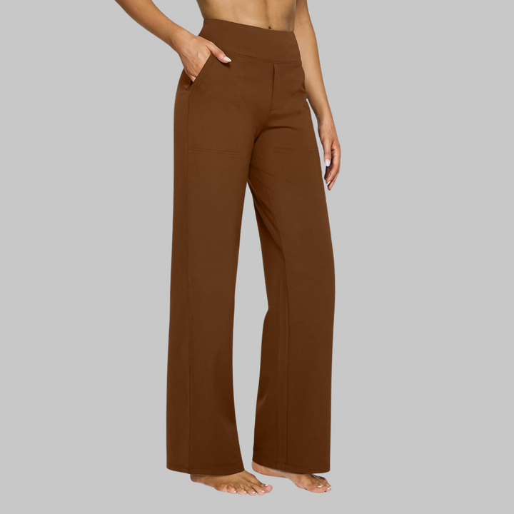 Alexie | Pantaloni eleganți din jerseu moale