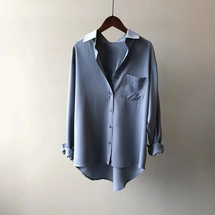 Riley – Bluză din Mătase cu Eleganță Fluidă