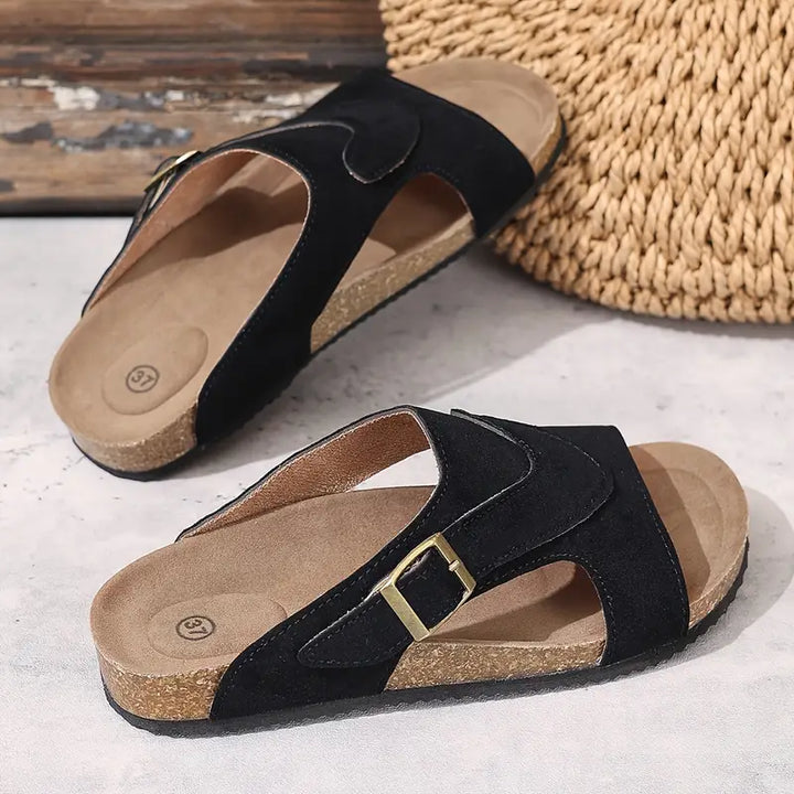 Lydia | Sandale Slip-On Confortabile de Vară