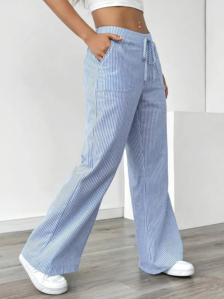 Alina | Pantaloni Casual Eleganți cu Șnur