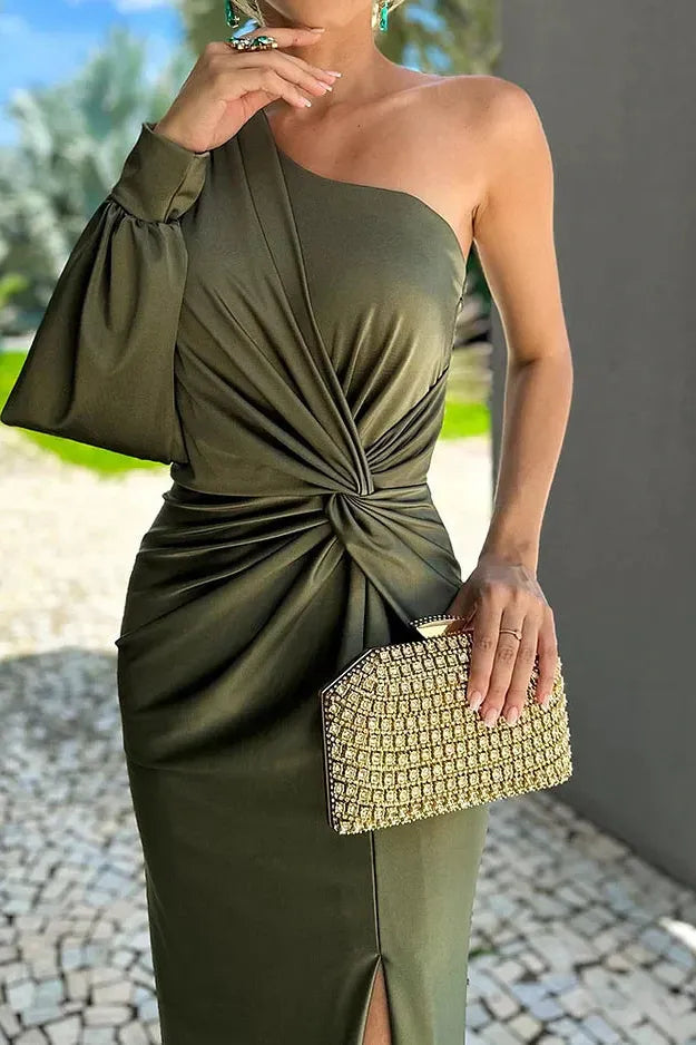 Rochia Luxe cu Un Umăr